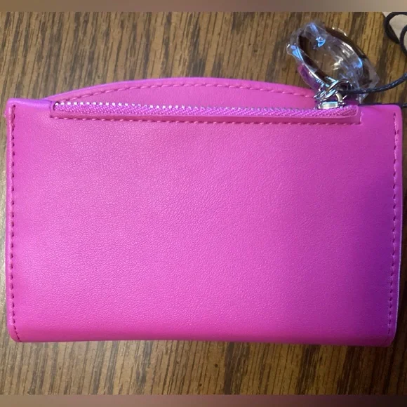 Steve Madden Card Wallet in Hyper Pink, NWT - Picture 2 of 4